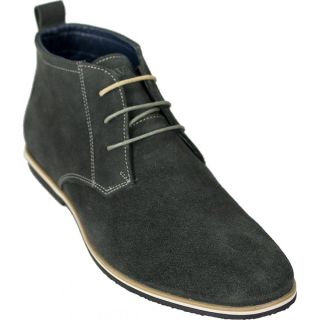 Cavani Mens New Dessert Classic Mod Premium Suede Boots Grey