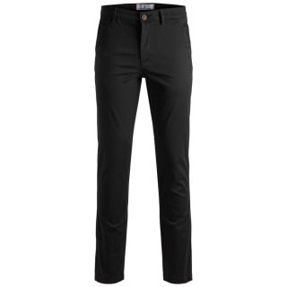 New Jack & Jones Mens Marco JJBowie Designer Chino's Black