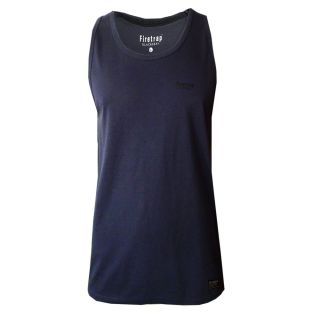 Firetrap Mens Casco Designer Casual Plain Vest Navy