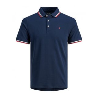 Jack & Jones Casual Paulos Regular Fit Polo Shirts Navy Blazer