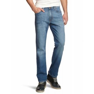 Wrangler Texas Mens New Stretch Regular Fit Authentic Jeans Light Stonewash Blue
