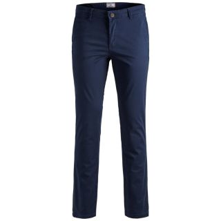 New Jack & Jones Mens Marco JJBowie Designer Chino's Navy Blazer