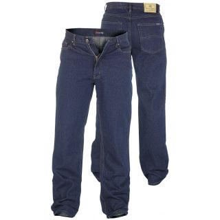 Rockford Mens Comfort Fit Large Size Quality Jeans Indigo