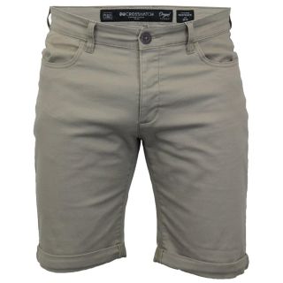 Crosshatch Men Fastrack Designer Cargo Chino Shorts Timber Wolf