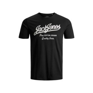 Mens Jack & Jones New Erafa Designer Classic T Shirt Black