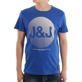 Mens Casual Shine Crew Neck T-Shirt Turkish Sea