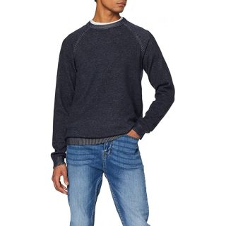 Jack & Jones Men's Jcoryde Knit Crew Neck Jumper Sky Captain