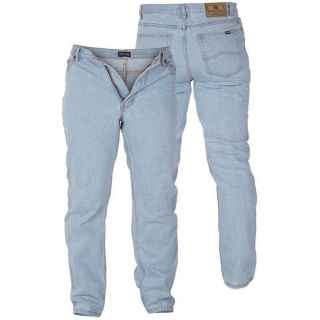 Rockford Mens  Comfort Fit Large Size Quality Jeans Bleach
