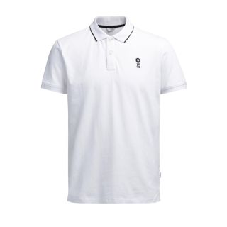 Jack & Jones Casual Stone Regular Fit Polo Shirts White