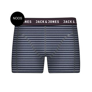 Jack & Jones Mens Casual Designer Stroke Boxer Trunks Navy Blazer