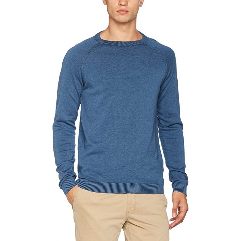 Jack & Jones Men's Jcoryde Knit Crew Neck Jumper Stellar