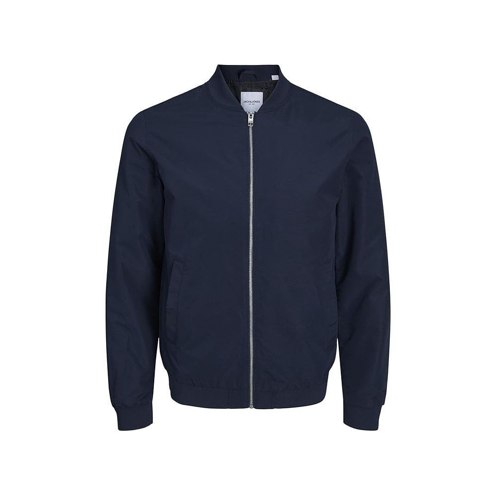 Jack & Jones Mens JJROY Bomber Jacket Navy