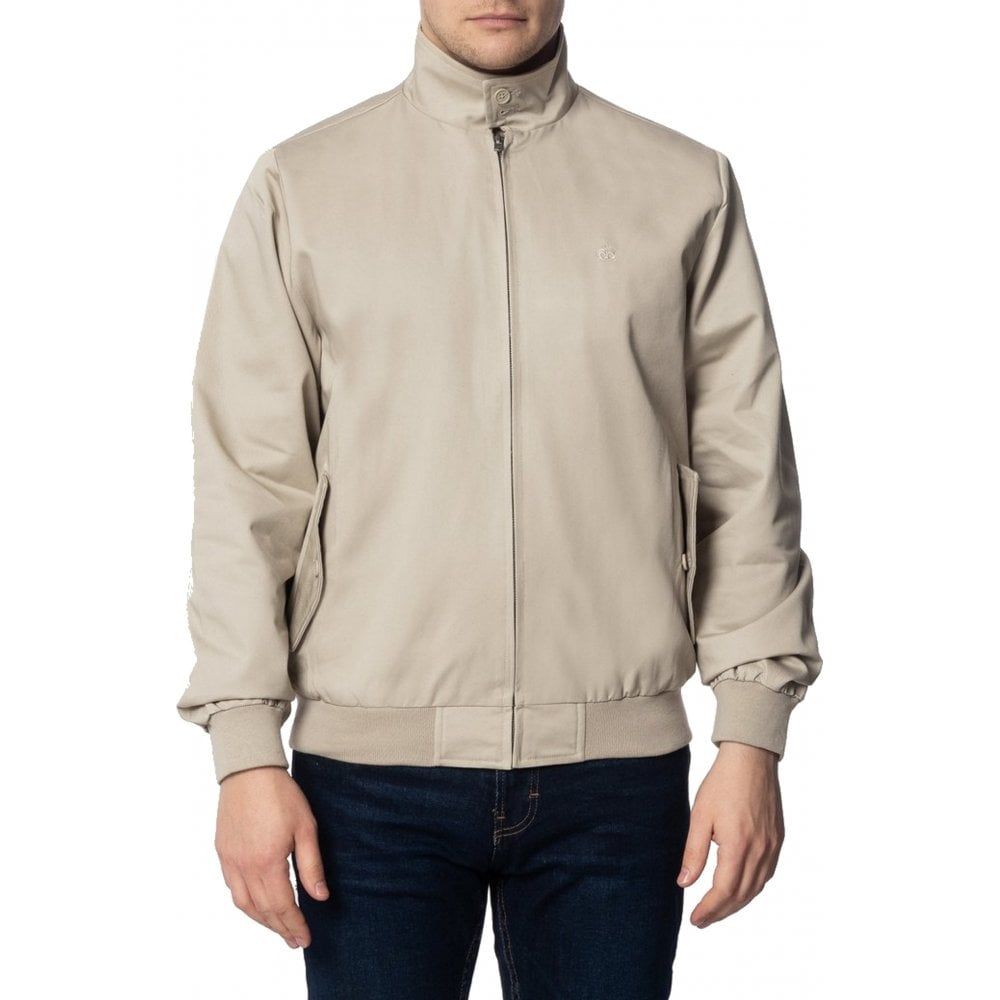 Merc London Mens Vintage Retro Harrington Jacket Beige