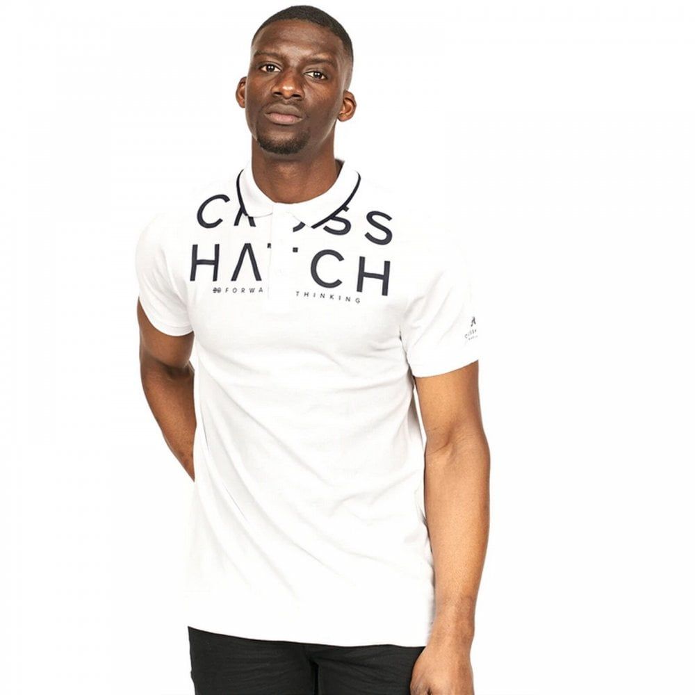 New Crosshatch Jamton Mens Casual Designer Pique Polo Shirt