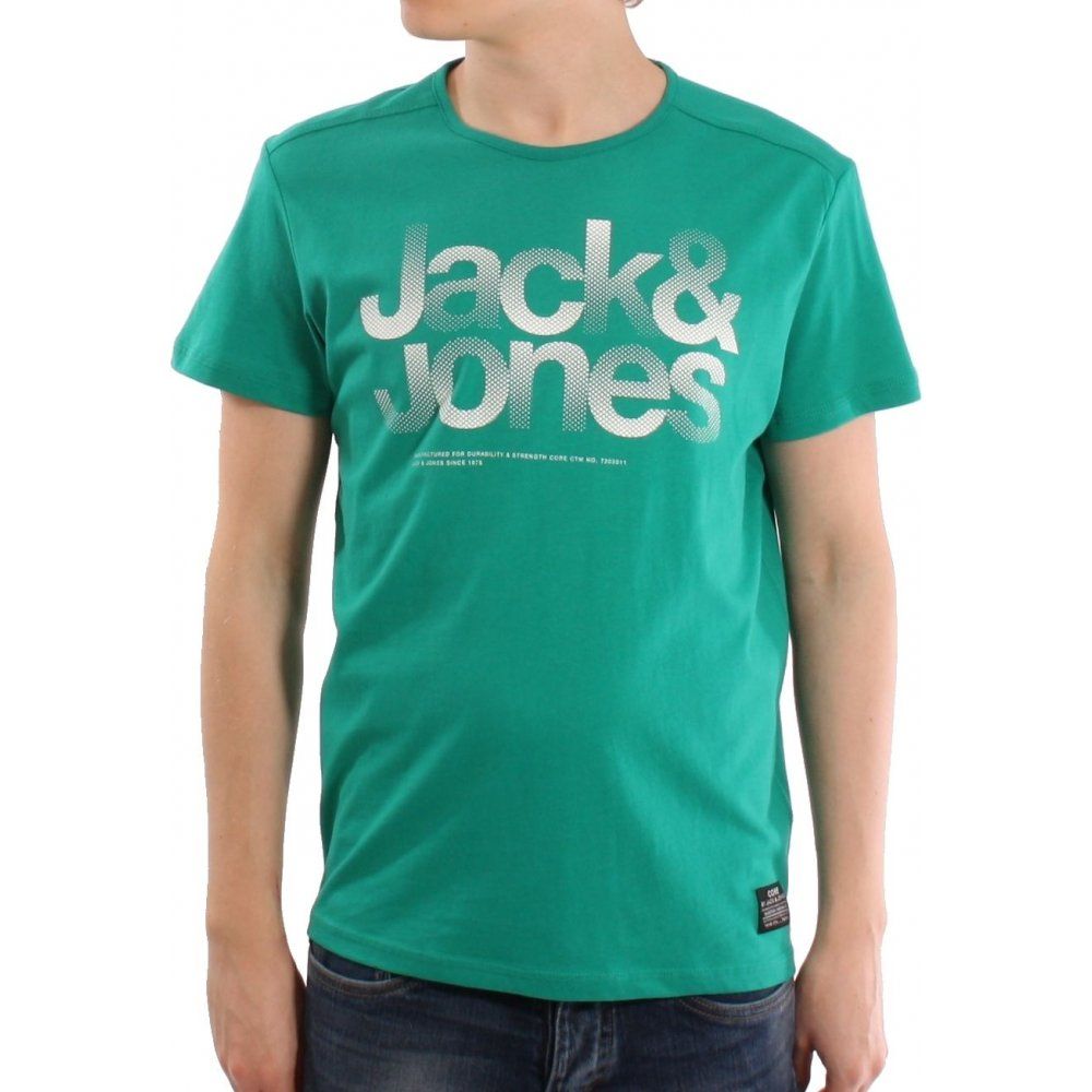 Mens Casual Shine Crew Neck T-Shirt Pepper Green