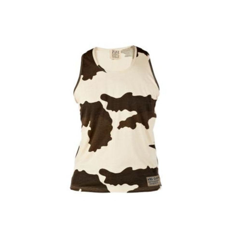 Duke 555 Corps Camouflage Military Muscle Vest Desert Cream