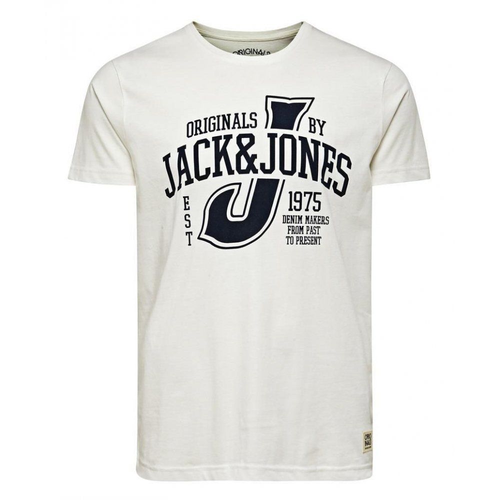 Casual Raffa Crew Neck T-Shirt Cream