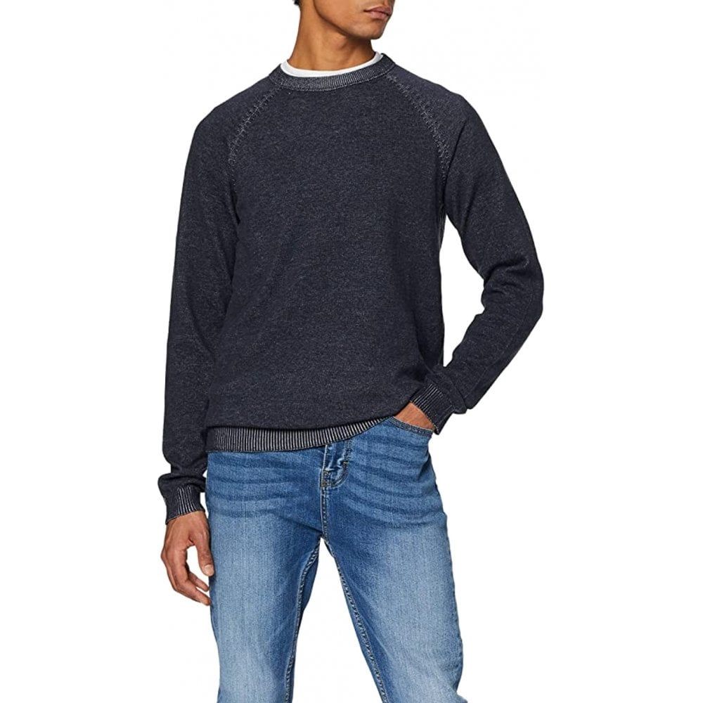Jack & Jones Men's Jcoryde Knit Crew Neck Jumper Sky Captain