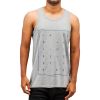 Jack & Jones Jcoair Mens Branded Fresh Tank Vest Light Grey Melange