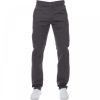 Enzo New Mens EZ348 Slim Fit Stretch Designer Grey Jeans Chinos