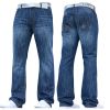 Smith & Jones Mens Furio Straight Leg Jeans Stonewash Blue