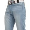 Enzo Mens EZ 324 Designer Denim Lightwash Jeans Pants 