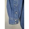 Mens Wrangler Authentic New Western Style Denim Shirt Mid Indigo 
