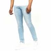 Crosshatch Mens Buraca Slim Fit Jeans Light Wash