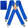 Brimarc Mens Heavy Duty Royal Blue Braces Trouser Belt Suspender 2" 50mm Wide