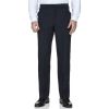 Farah Classic Mens Hopsack Frogmouth Pocket Straight Leg Trouser Navy