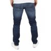 Jack & Jones Mens Tim CR011 Original Slim Fit Distressed Jeans Dark Used Look