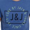 Jack & Jones Casual Tag Detailed T Shirt Turkish Sea