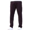 Enzo New Mens EZ348 Slim Fit Stetch Designer Burgundy Jeans Chinos