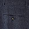 Cavani Martez 3 Piece Suits Herringbone Regular Fit Blazer Blue