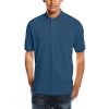 Farah Mens New Casual Cove Polo Shirts Night Sky