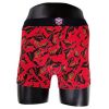 Warrior Mens Boot Boy Dr Martin Style Boxer Shorts 2 Pack Red & Grey