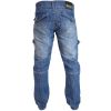 Mens Crosshatch New CARGO Combat Light Washed Straight Leg Jeans