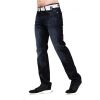 Mens Crosshatch New Princed Straignt Leg Jeans Dark Wash