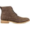 Cavani Mens Hurricane Lace Up Peaky Blinders Ankle Faux Leather Look Boots Brown
