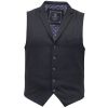 Cavani Mens Arabel New Plain Waistcoat Navy 
