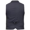 Cavani Mens Arabel New Plain Waistcoat Navy 