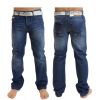 Mens Smith & Jones New  Enrico Bootcut Leg Jeans Mid Stonewash