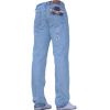 Mens Blue Circle Jeans Heavy Duty Workwear Straight Regular Fit Light Wash Jeans 28-60 