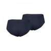 Mens Levi's New Branded 2 Pack Solid Breifs Navy