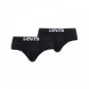 Mens Levi's New Branded 2 Pack Solid Breifs Black