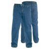 Duke London Mens Bailey New Elasticated Waist Denim King Size Jeans Stonewash