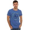 Jack & Jones Casual Tag Detailed T Shirt Turkish Sea
