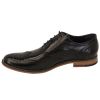 Cavani Oxford Real Leather Black Gatesby Brogues Casual Designer Retro Shoes