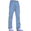 Mens Blue Circle Jeans Heavy Duty Workwear Straight Regular Fit Light Wash Jeans 28-60 