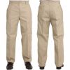 Mens Carabou New Elasticated Waist Work Casual Plain Rugby Trousers Stone
